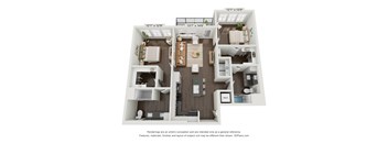 2D Floor Plan at Station 18, Buford Georgia